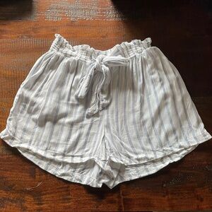 Hollister Boho Striped Ultra High Rise Shorts